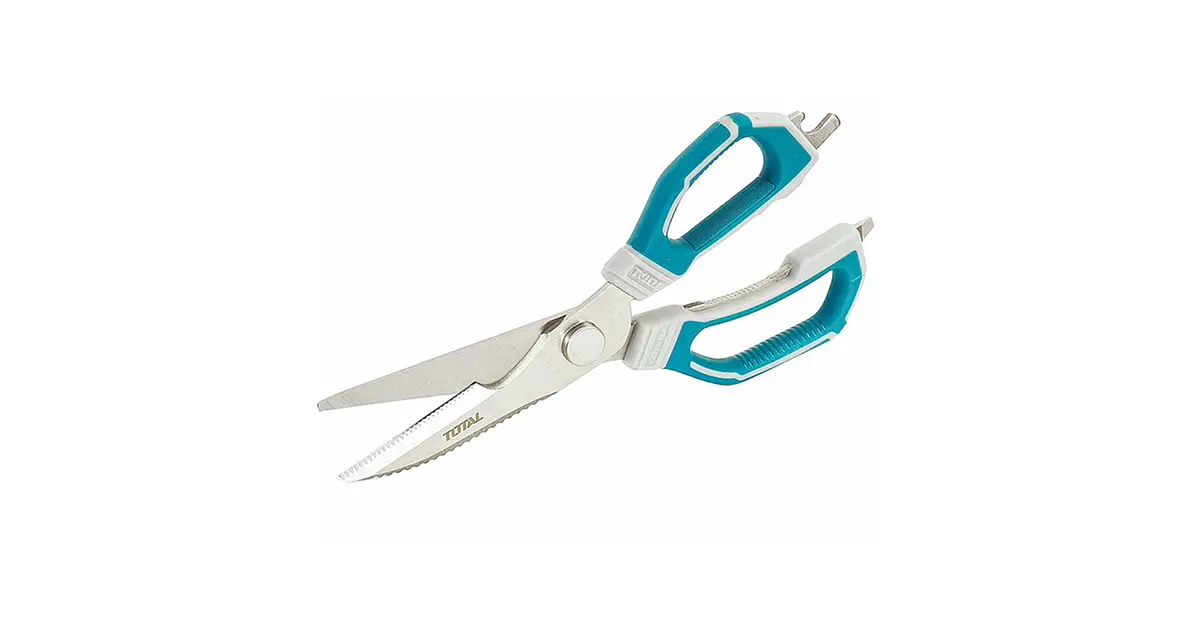 Tijera De Cocina Multiuso De Acero Inoxidable Total