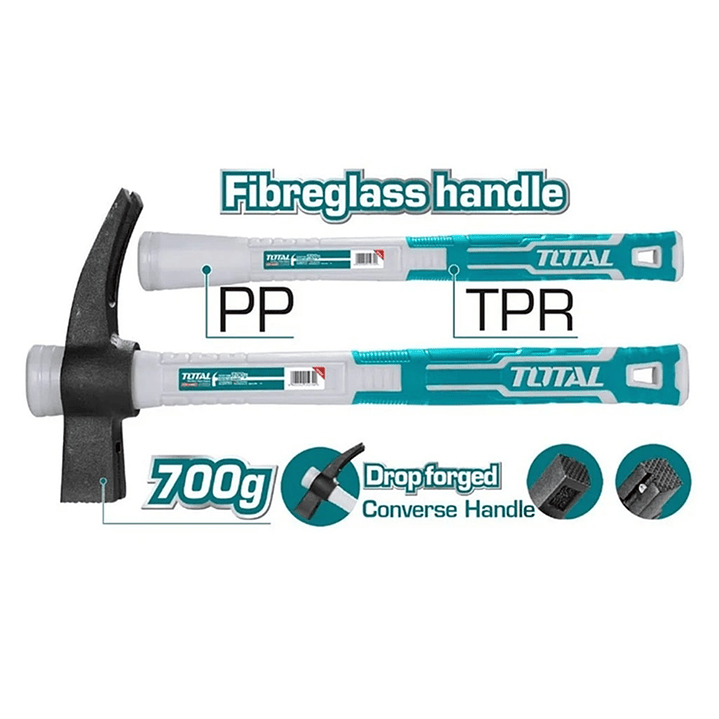 Martillo De Uña Tipo Frances 700gr Total Thchit7006 3