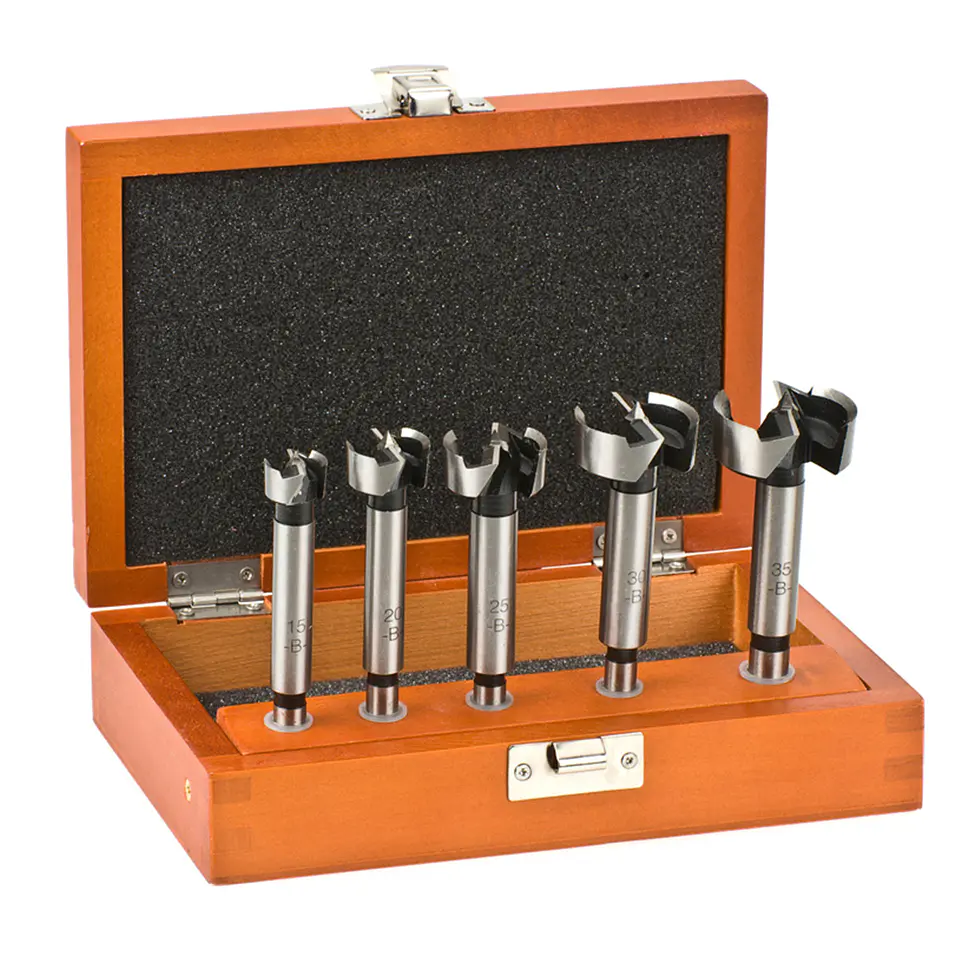 Set Juego De Brocas Forstner Para Madera 5 Piezas Kwb 706000 1