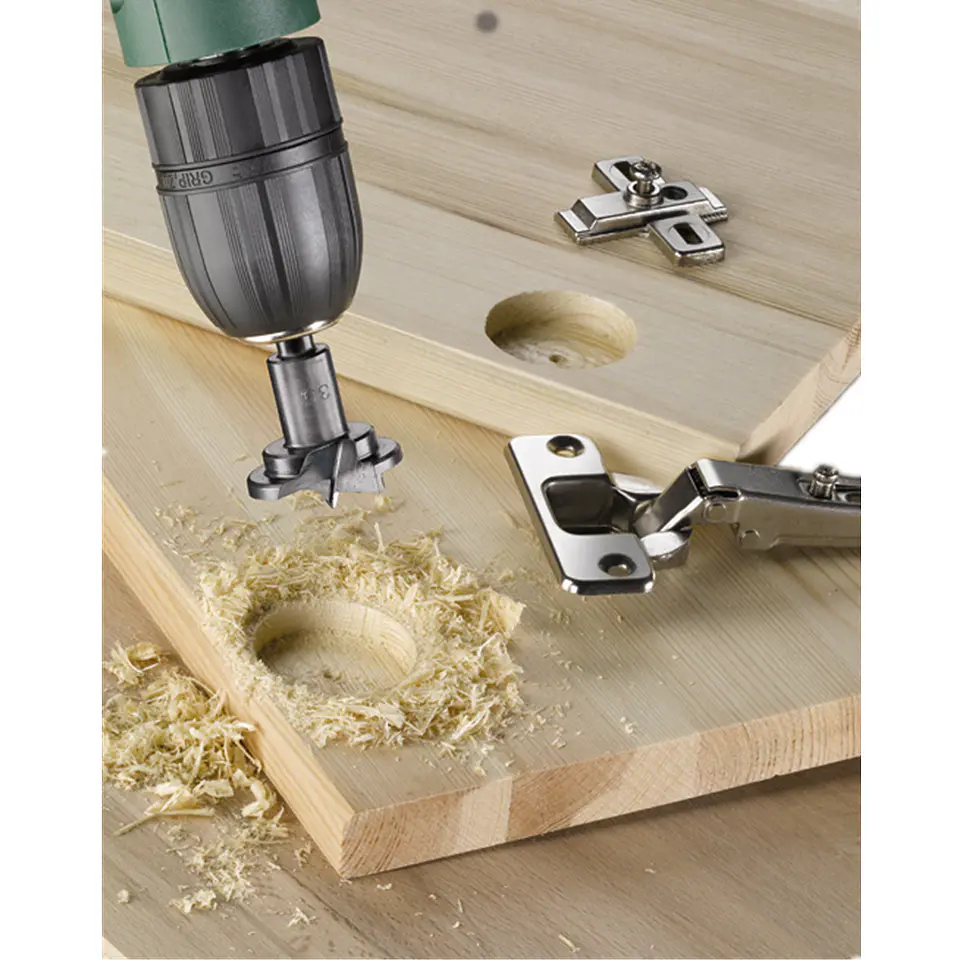 Broca Forstner Para Madera Bisagra Puertas Kwb 705510 2