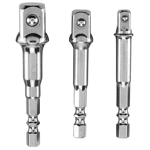 Juego 3 Adaptadores Dados Cuadrante 1/2 3/8 1/4 Kwb 105310