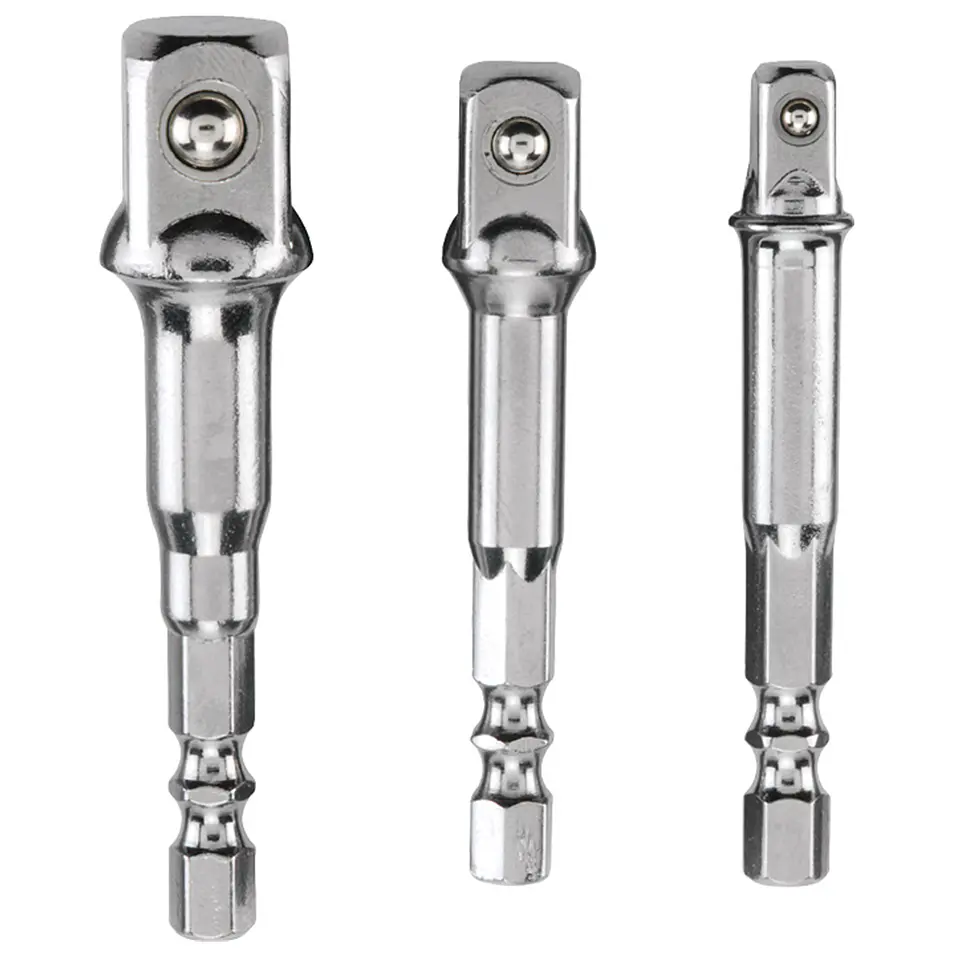 Juego 3 Adaptadores Dados Cuadrante 1/2 3/8 1/4 Kwb 105310 1
