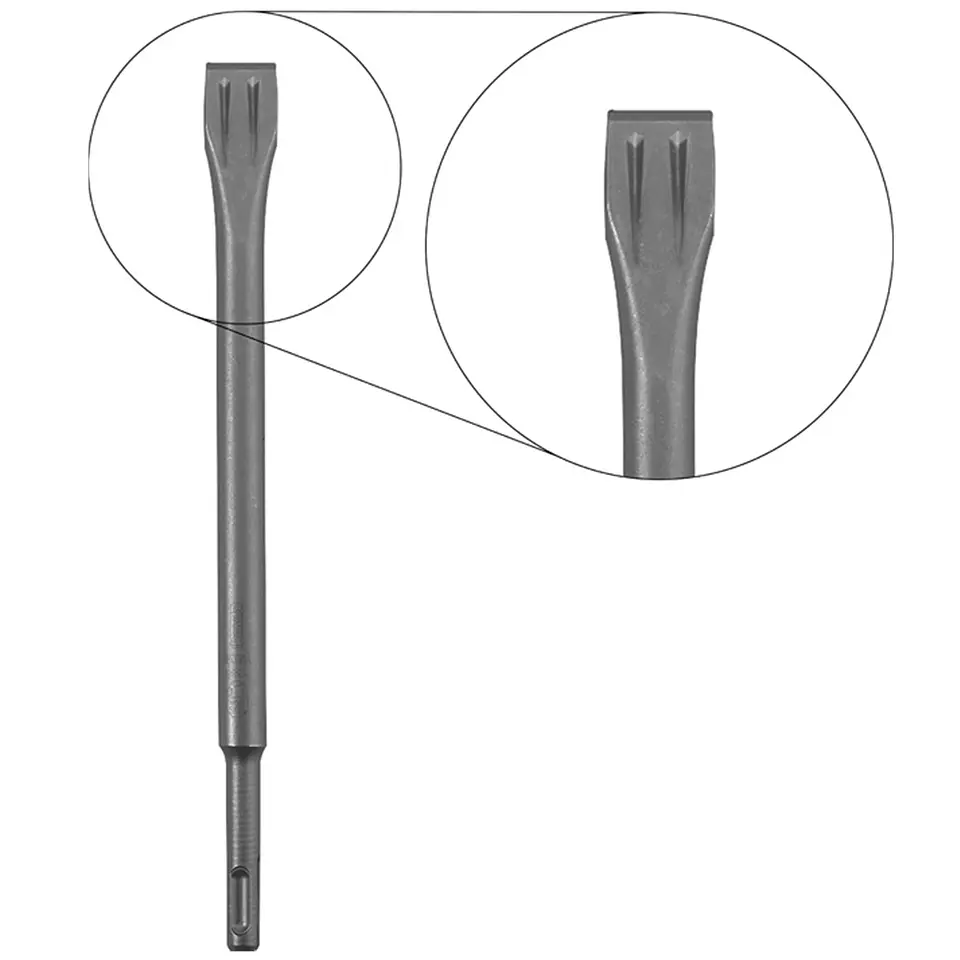 Cincel Plano Para Rotomartillo Sds Plus 250mm Kwb 247302 2