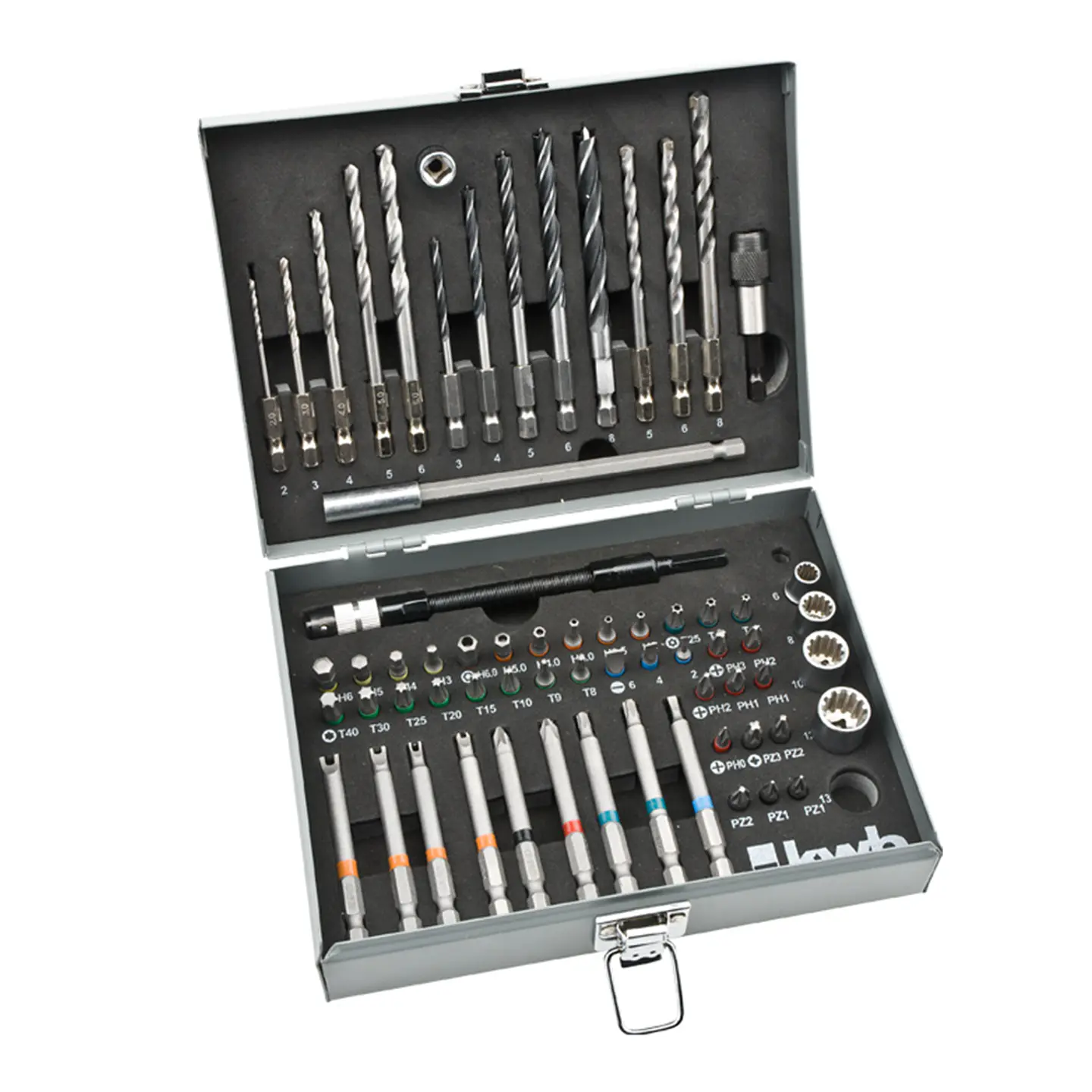 Puntas Y Brocas P/ Atornillar Taladrar 67 Pcs Kwb 106300 1