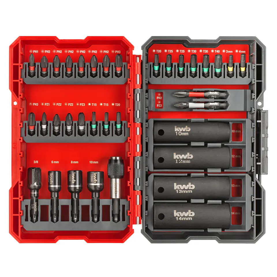 Set Juego De Puntas De Impacto Einhell 35 Piezas Kwb 109020 2