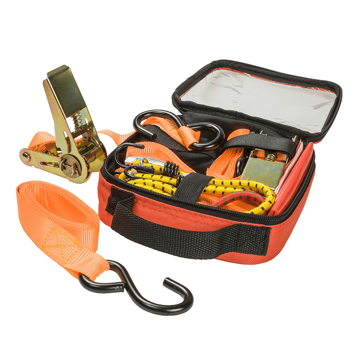 Kit Eslinga Cinta Correa De Amarre Para Equipaje 9 Pcs Kwb 3