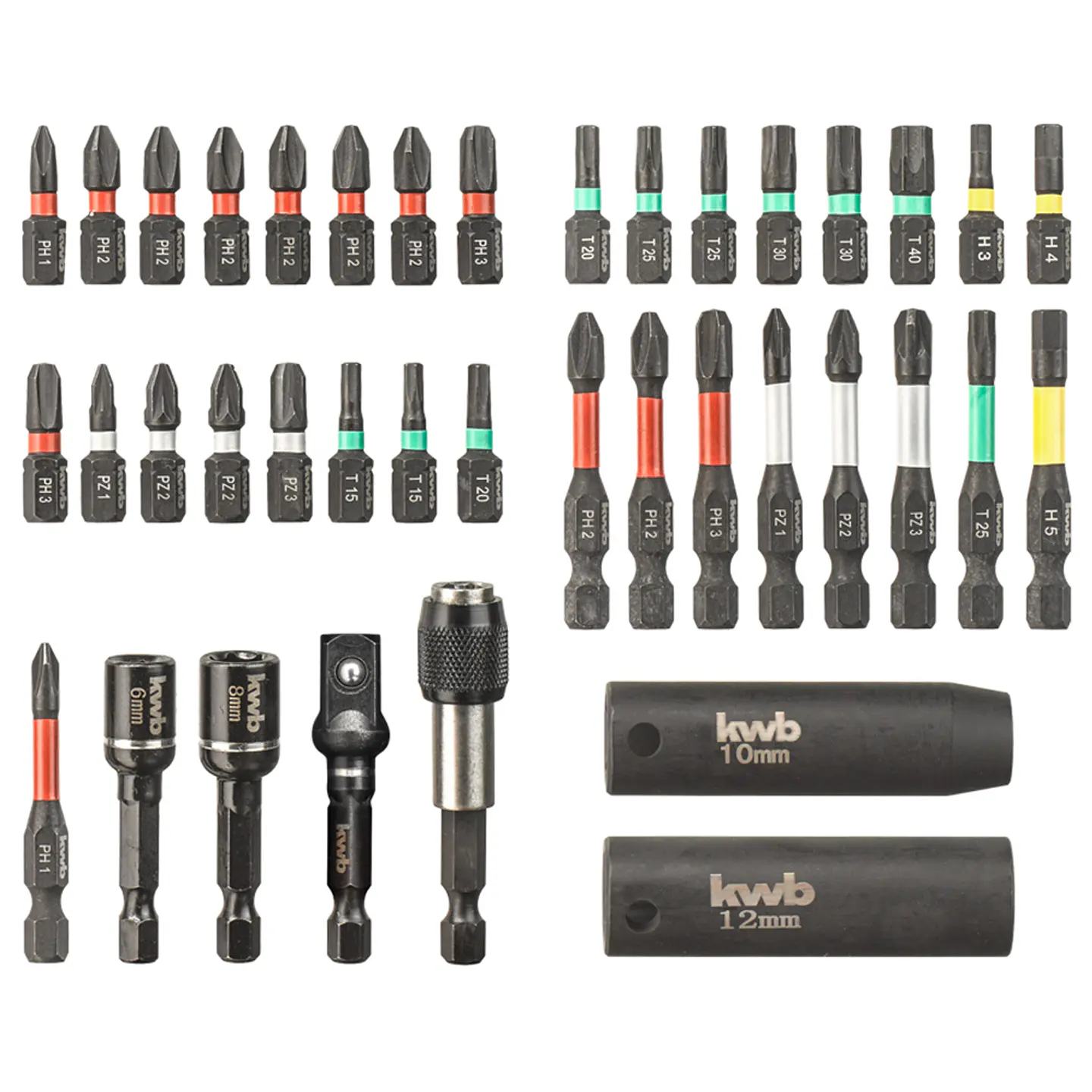 Set Juego De Puntas De Impacto Einhell 39 Piezas Kwb 109010 3