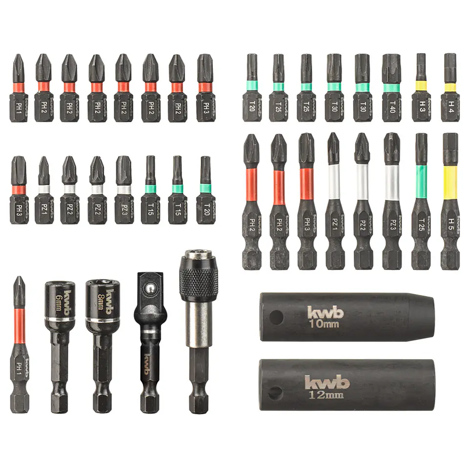 Set Juego De Puntas De Impacto Einhell 39 Piezas Kwb 109010 3