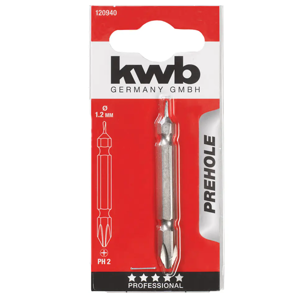 Punta Phillips Ph2 Y Avellanadora Taladro Kwb 120940 3