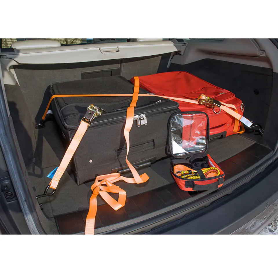 Kit Eslinga Cinta Correa De Amarre Para Equipaje 9 Pcs Kwb 4