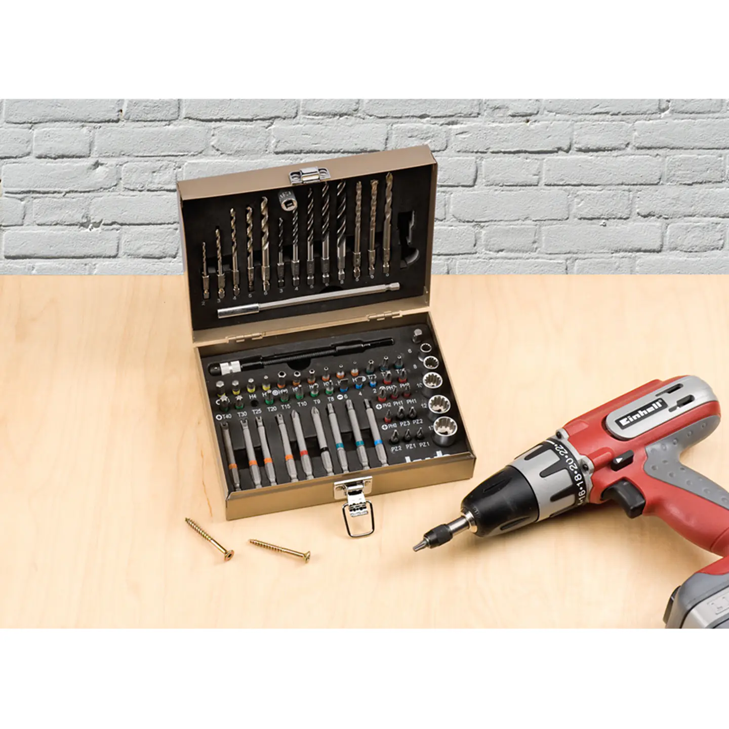 Puntas Y Brocas P/ Atornillar Taladrar 67 Pcs Kwb 106300 3