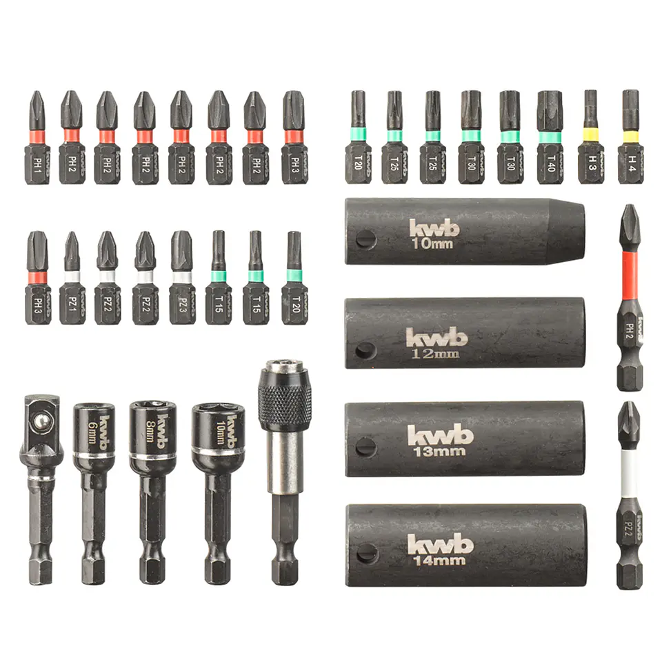 Set Juego De Puntas De Impacto Einhell 35 Piezas Kwb 109020 4