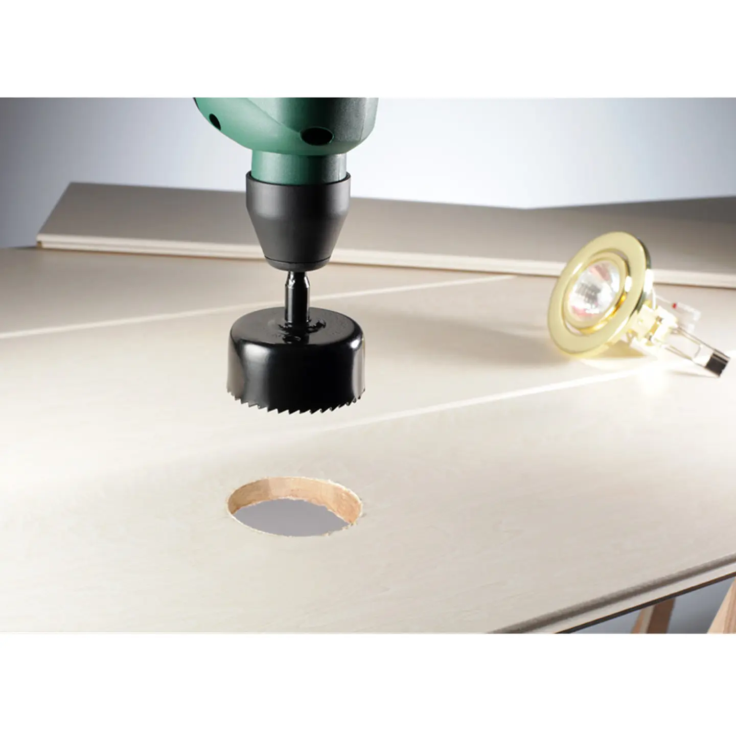 Kit Juego Hoja Broca Sierra Copa P/ Madera 4 Pcs Kwb 497900 4