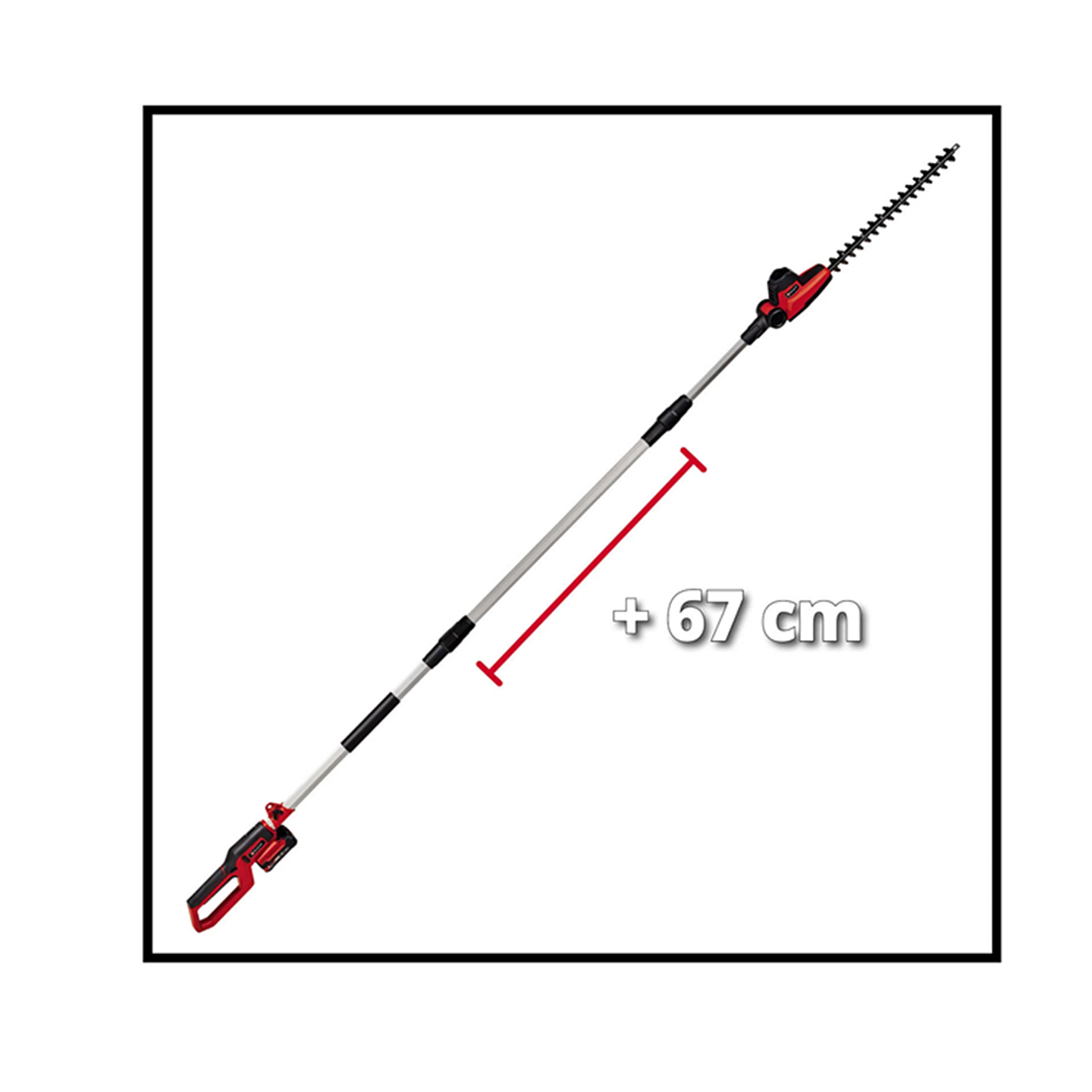 Cortaseto Podador De Altura Inalámbrico 18v Bat+carg Einhell 2
