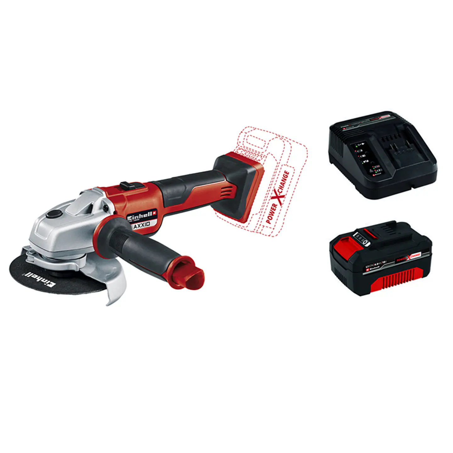 Galletera Esmeril Angular Inalambrico 18v Bat+ Carg Einhell 1