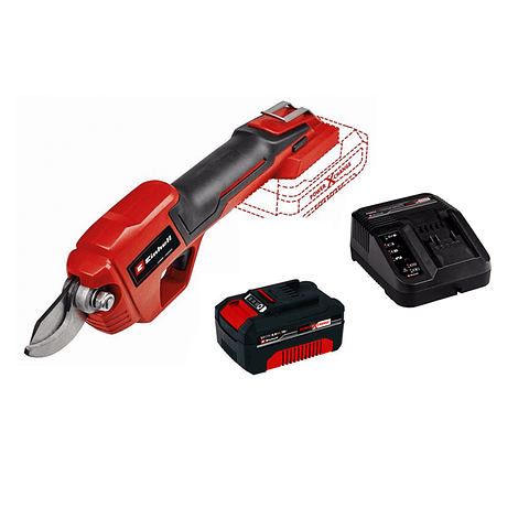 Tijera De Podar Jardin Inalámbrica 18v Bat+ Cargador Einhell