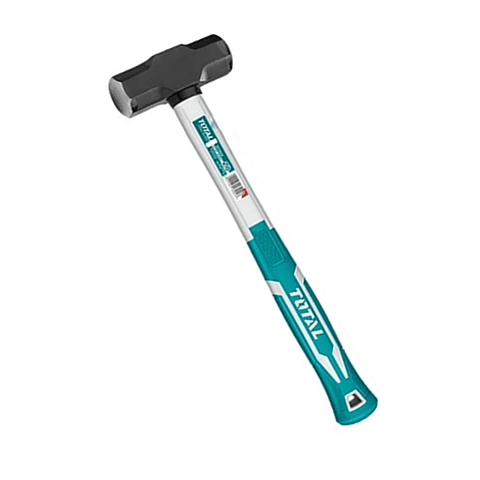 Combo Martillo Mazo 2lbs Mango Fibra De Vidrio Total