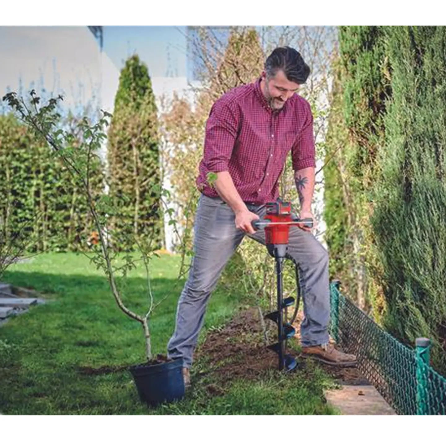 Barreno Ahoyador Inalámbrico 18v Bat+ Carg Einhell 3437000 3