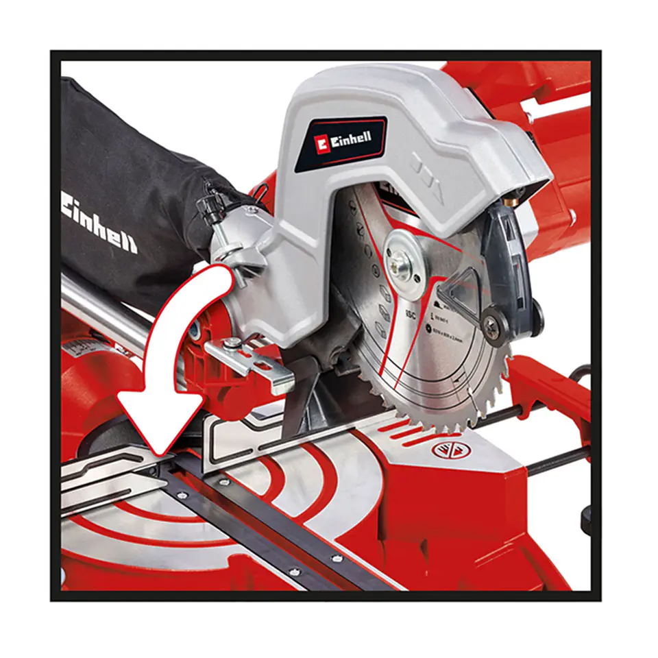 Sierra Ingleteadora Telescópica 1600w 8 216mm Einhell  2