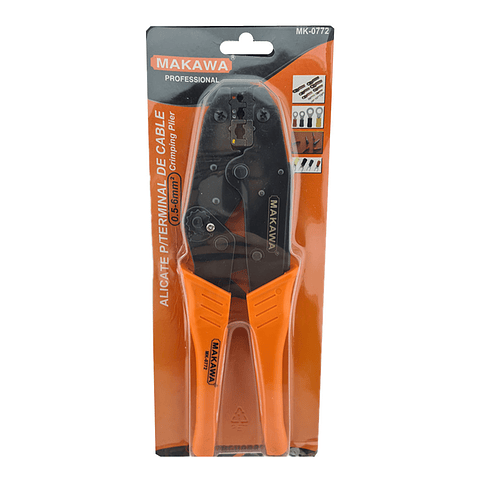 Crimpeadora Alicate Prensa Apriete Terminal 0.5-6 Mm2 Makawa
