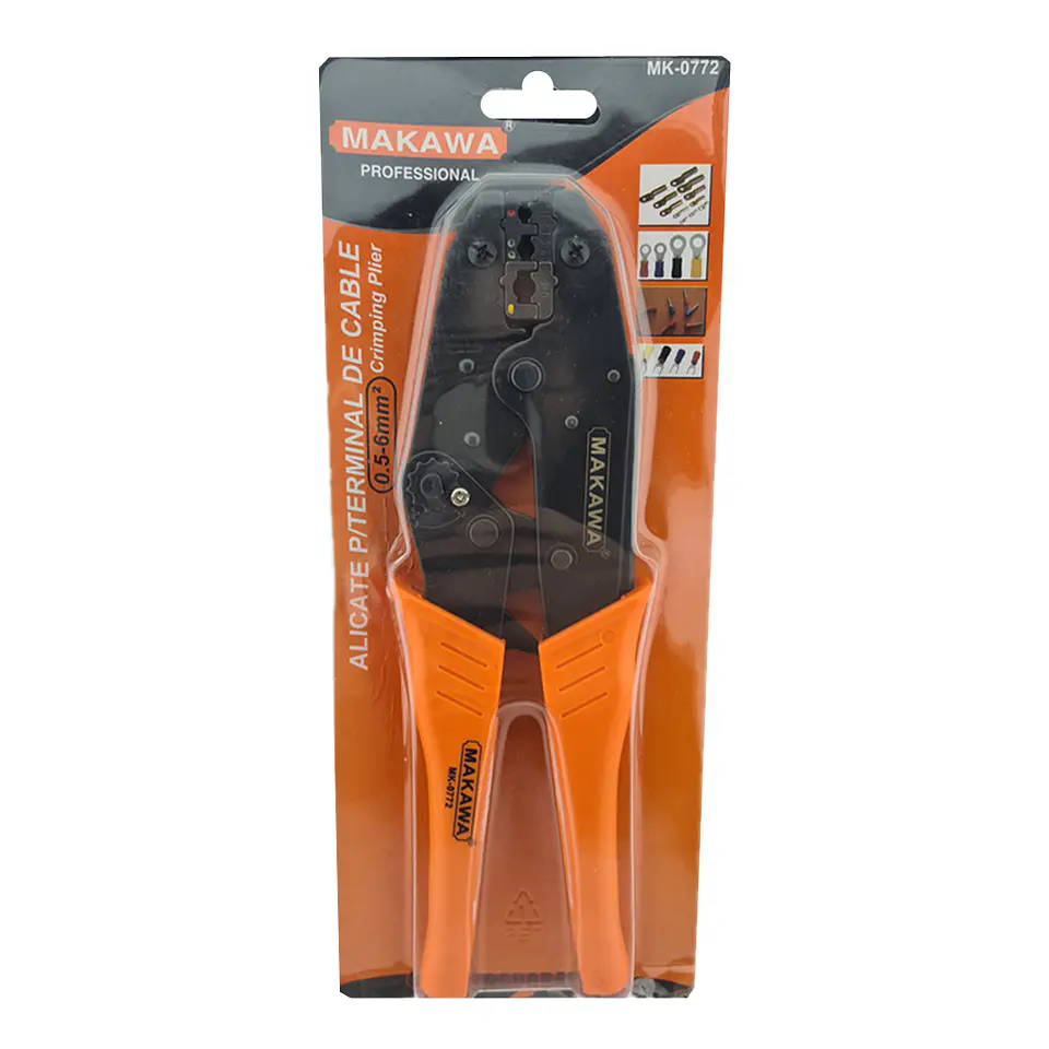 Crimpeadora Alicate Prensa Apriete Terminal 0.5-6 Mm2 Makawa 1