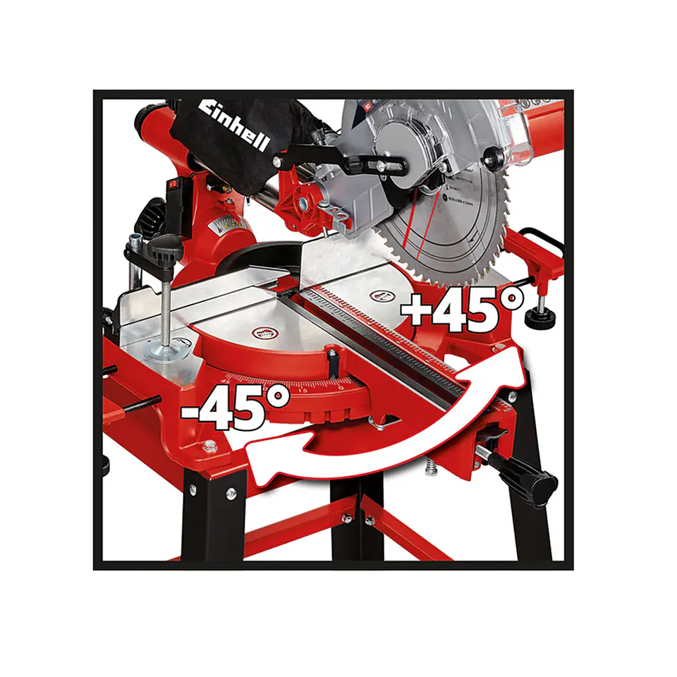 Sierra Ingleteadora Telescópica 10 254mm 1900w Einhell  2