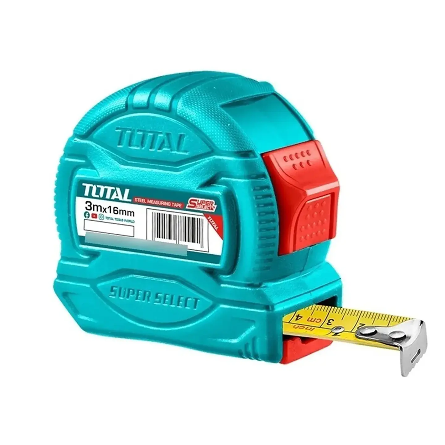 Cinta Huincha De Medir Metrica De Acero 3m Total Tmt34316 1