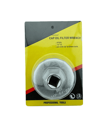 Llave De Copa Saca Filtro De Aceite 64-65mm/14p Torxmeter