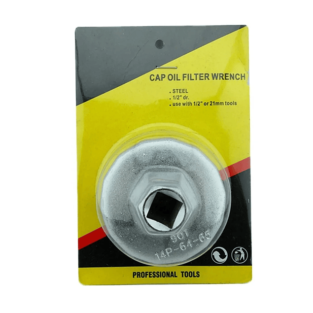 Llave De Copa Saca Filtro De Aceite 64-65mm/14p Torxmeter