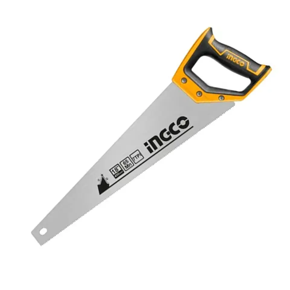 Serrucho Carpintero Con Mango De Fibra 18 Pulgadas Ingco 1