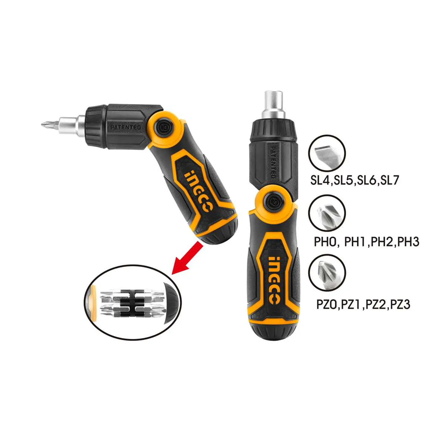 Destornillador Ratchet 13 En 1 Ingco Akisd1208 2