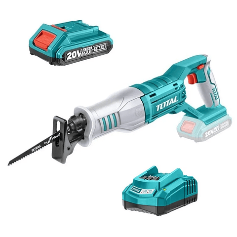 Sierra Sable Inalambrica 20v Bat+ Cargador Total Trsli1151