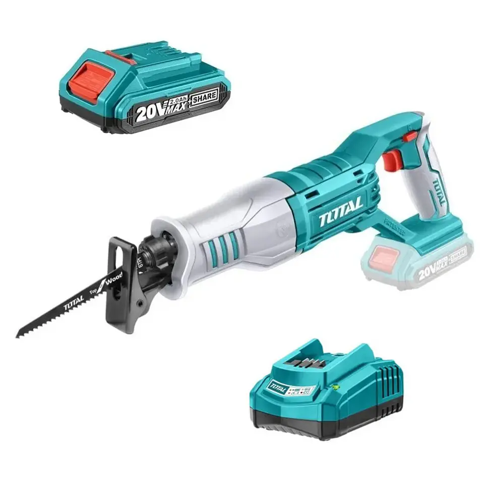 Sierra Sable Inalambrica 20v Bat+ Cargador Total Trsli1151 1