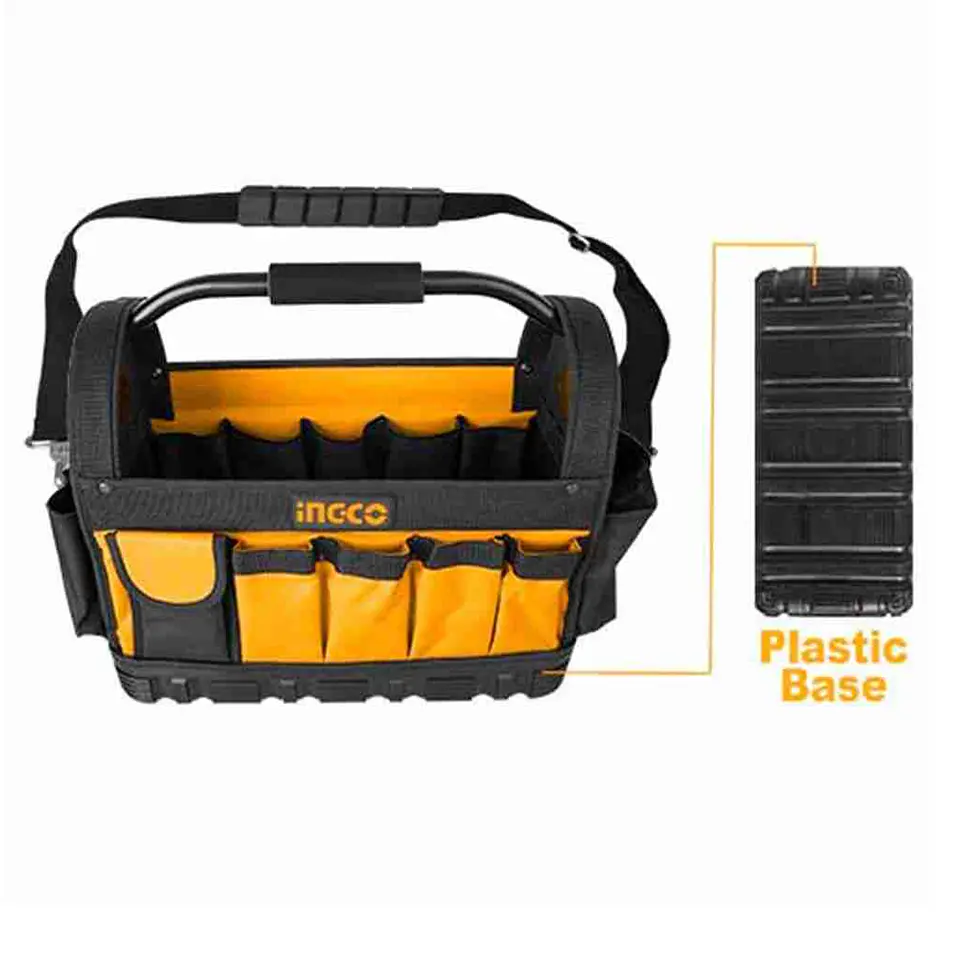 Bolso Industrial Porta Herramientas C/ Manilla Ingco Htbgl01 2