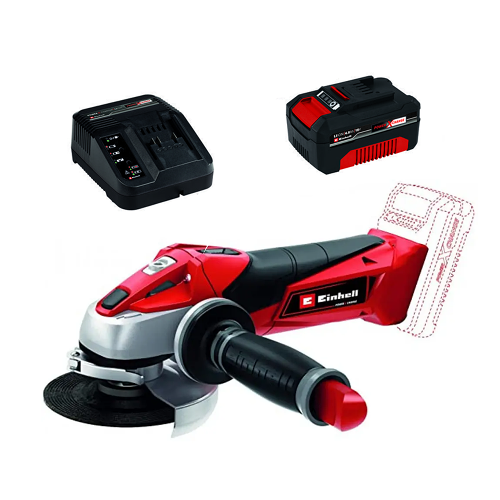 Galletera Esmeril Angular 18v 115mm Bat+ Cargador Einhell