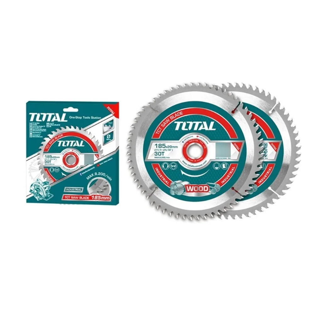 Pack 2 Hoja Disco Sierra Circular 7 1/4 30 Dientes Total 2