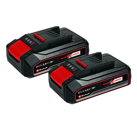 Pack 2 Batería De Litio-ion 18v 2.5ah Einhell 4511518