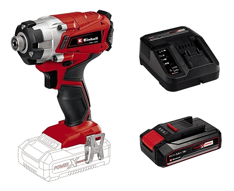 Atornillador Impacto Inalambrico 1/4 18v Bat + Carg Einhell