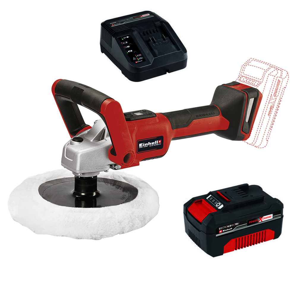 Pulidora Inalámbrica 18v 7 Pulgadas 180mm Bat+ Carg Einhell
