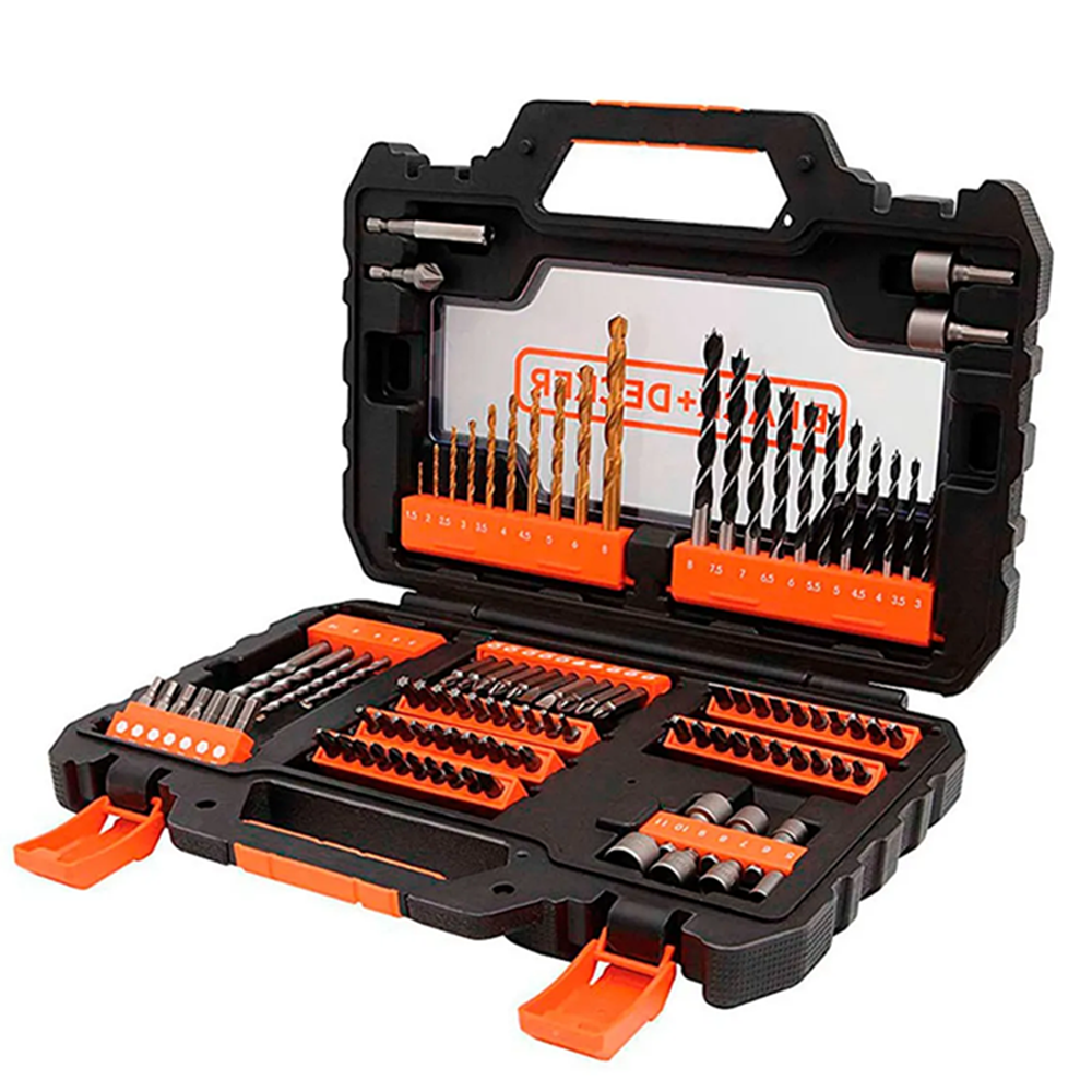Puntas Y Brocas P/ Atornillar Taladrar 104 Pcs Black+decker
