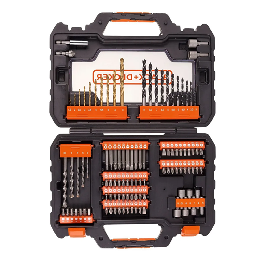 Puntas Y Brocas P/ Atornillar Taladrar 104 Pcs Black+decker 2