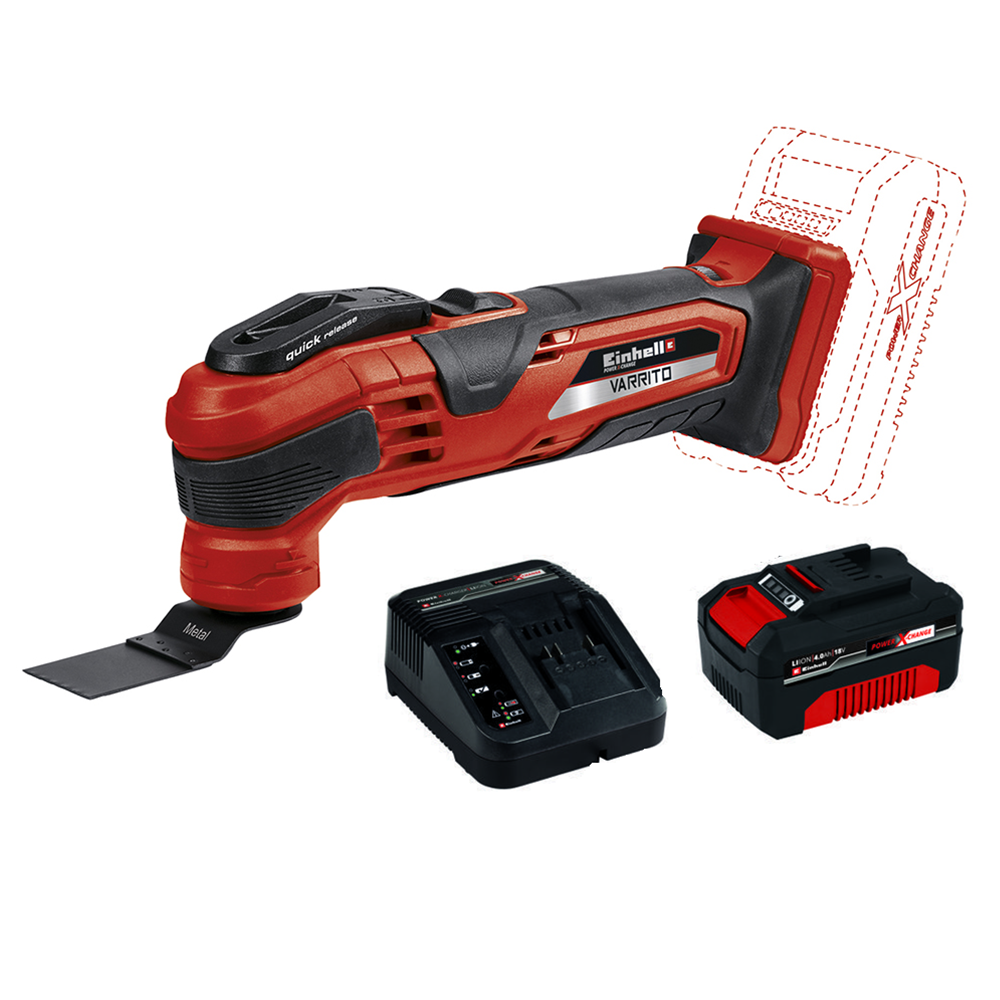 Herramienta Oscilante Multiuso Varrito 18v Bat+ Carg Einhell