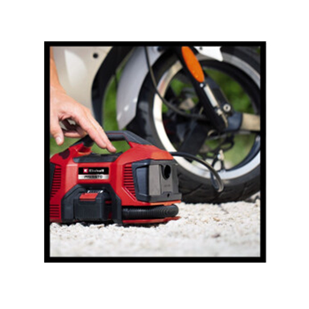 Compresor De Aire Para Auto 10.5bar 18v Bat+ Carg Einhell 3