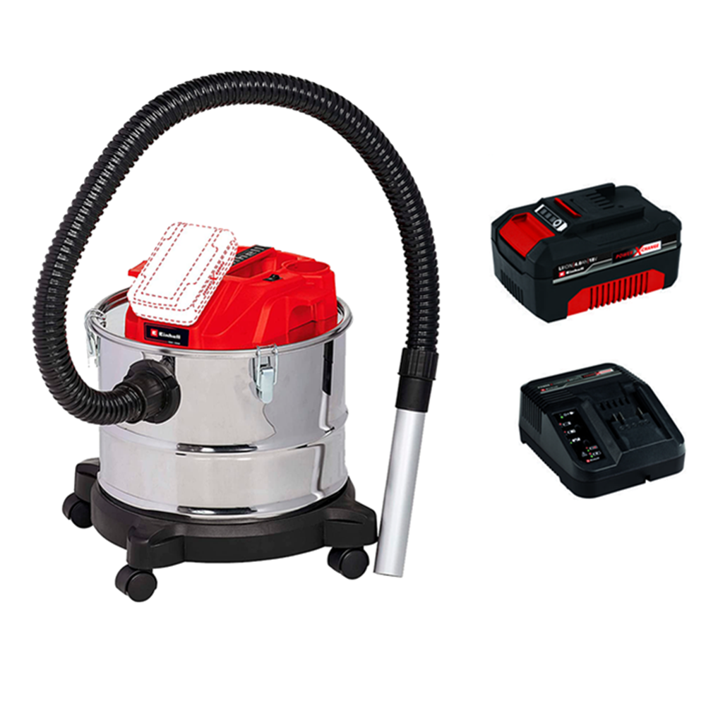 Aspiradora Inalámbrica 18v De Ceniza Bat+ Cargador Einhell