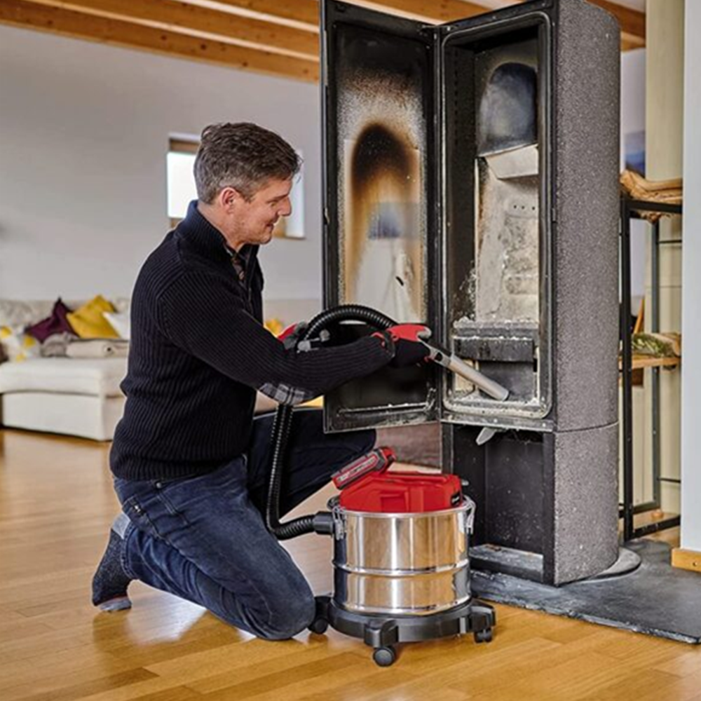 Aspiradora Inalámbrica 18v De Ceniza Bat+ Cargador Einhell 4