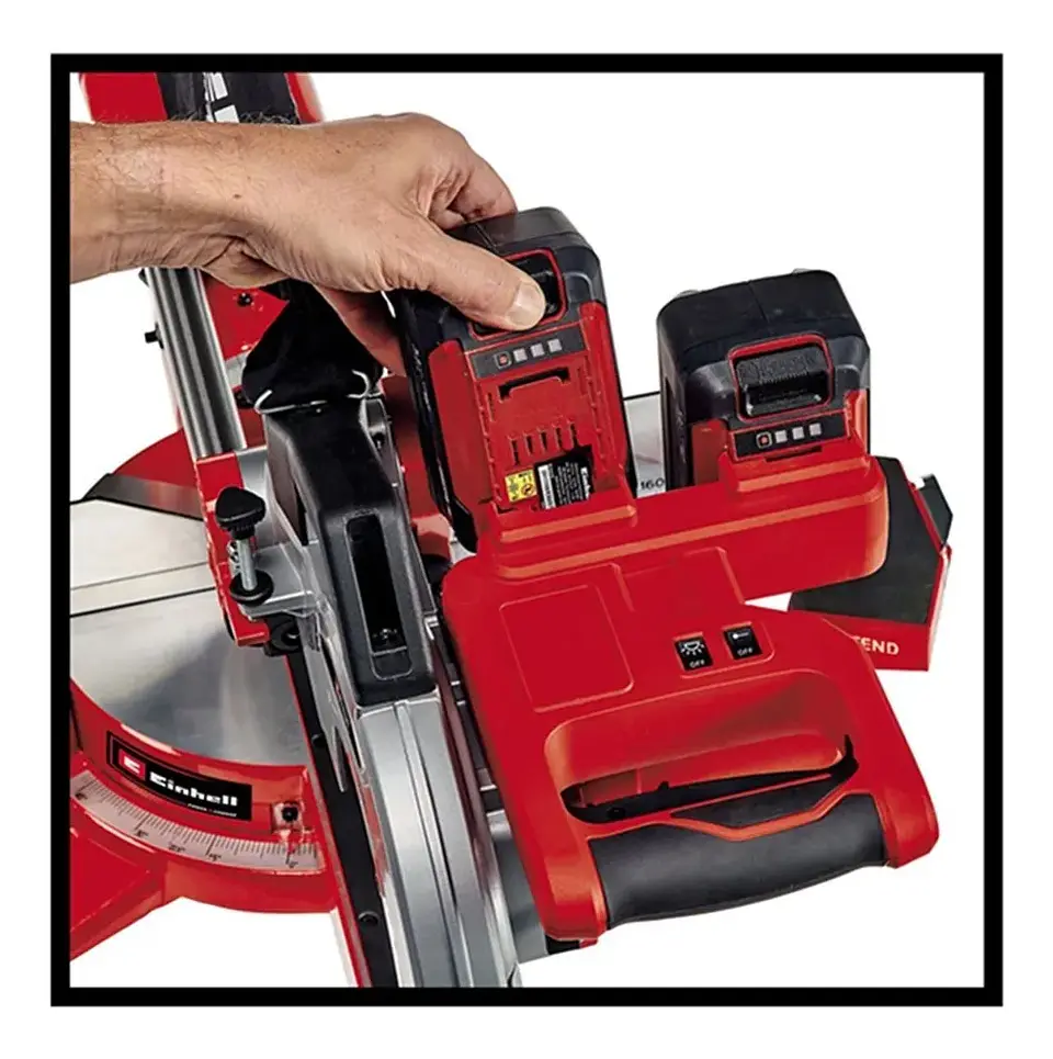 Sierra Ingleteadora Telescópica 36v Bat + Cargador Einhell 3