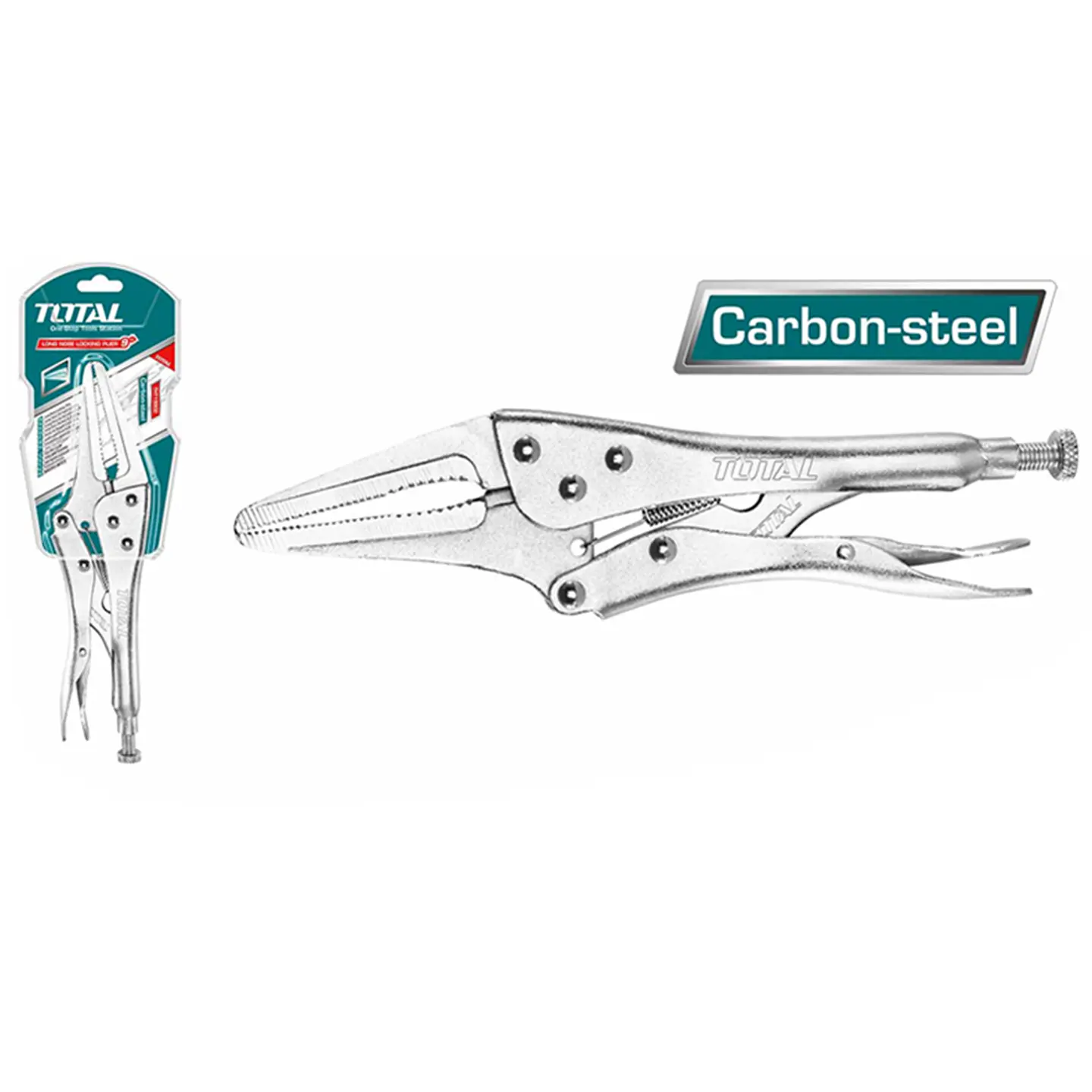 Alicate Caimán Punta Larga 9 Pulgadas Total Tht19902 2