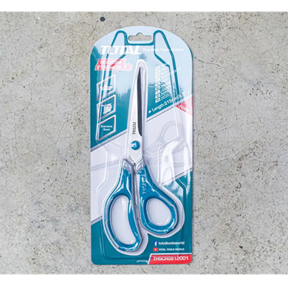 Tijera Multiuso 8.5 Pulgadas De Acero Inoxidable Total 2