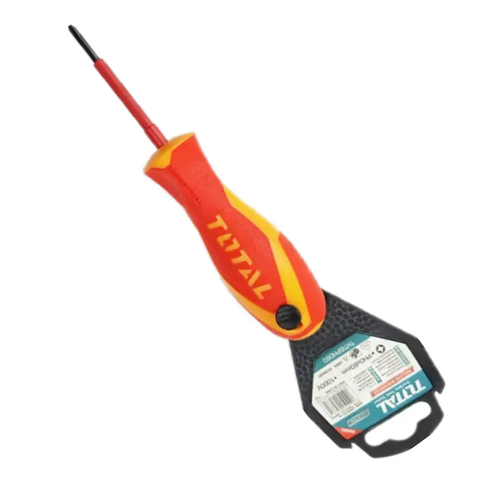Destornillador Cruz Aislado Ph0 60mm Total Thtisph060 1