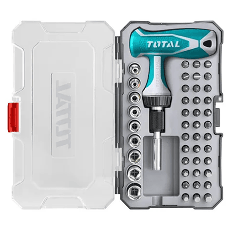 Juego Puntas Destornillador 47 Piezas Total Tacsd30476